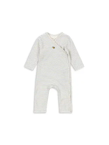 Konges Sløjd Basic Newborn Onesie - Stripe Blue