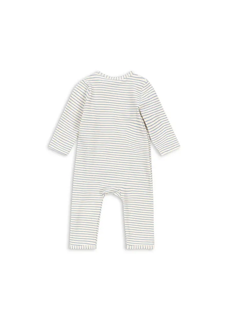 Konges Sløjd Basic Newborn Onesie - Stripe Blue
