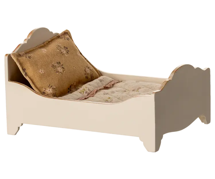 Maileg Bed, Mouse - Off white