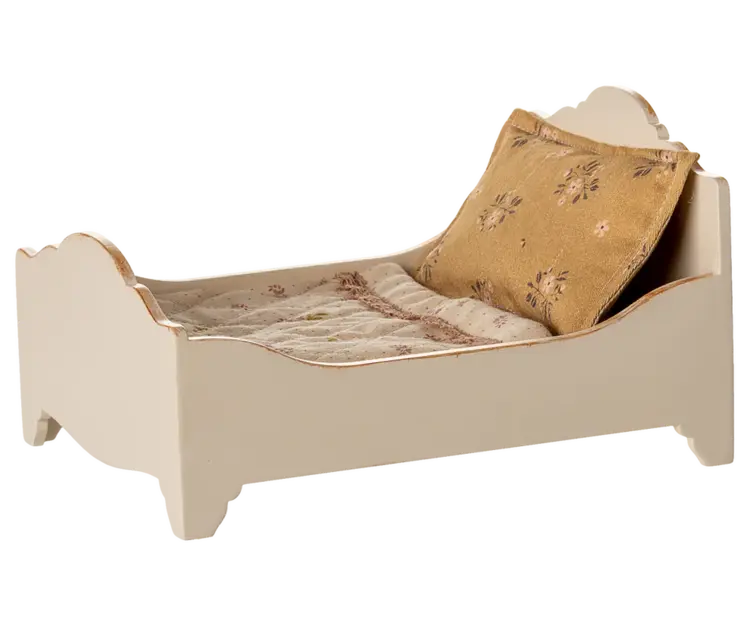 Maileg Bed, Mouse - Off white