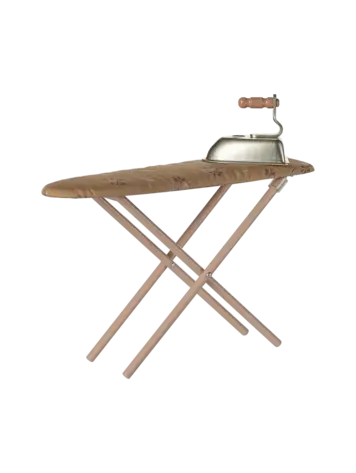 Maileg Iron and Ironing Board, Miniature - Powder