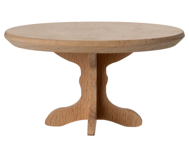 Maileg Oval Coffee Table, Mouse - Nature