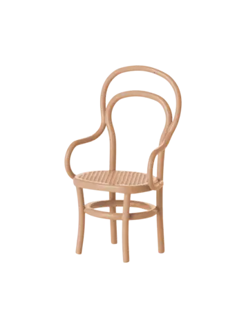 Maileg Vintage chair, Mouse - Dark Powder