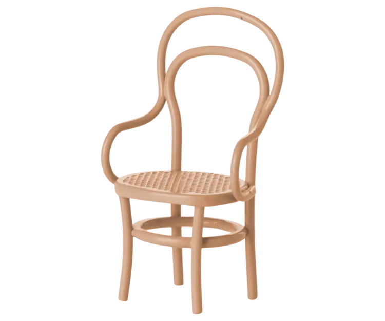 Maileg Vintage chair, Mouse - Dark Powder