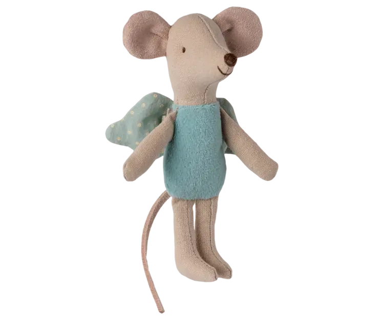 Maileg Fairy Mouse, Little - Mint
