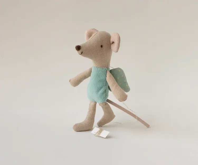 Maileg Fairy Mouse, Little - Mint