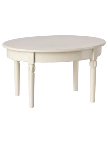 Maileg Vintage Dining Table, Mouse - Off White