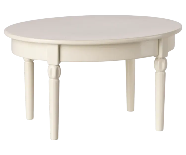 Maileg Vintage Dining Table, Mouse - Off White