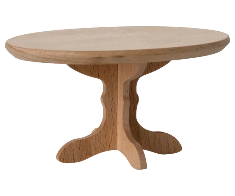 Maileg Oval Dining Table, Mouse - Nature