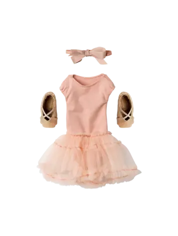 Maileg Ballet Suit And Skirt Rose, Size 3