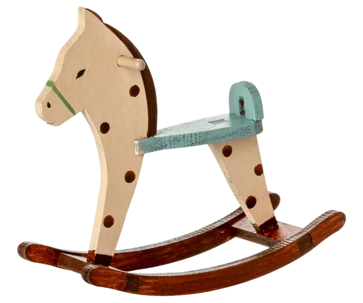 Maileg Rocking Horse, Mouse - Spotted