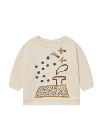 Organic Zoo Rooftop Gathering Sweatshirt Undyed