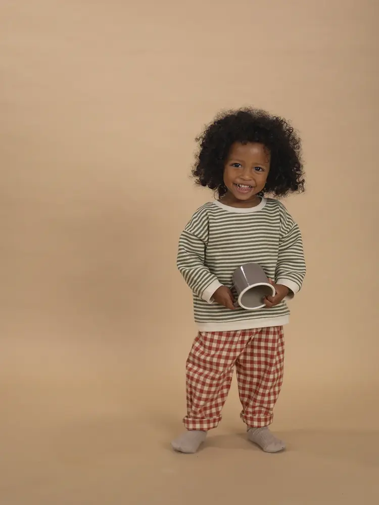 Organic Zoo Paprika Gingham Carrot Pants