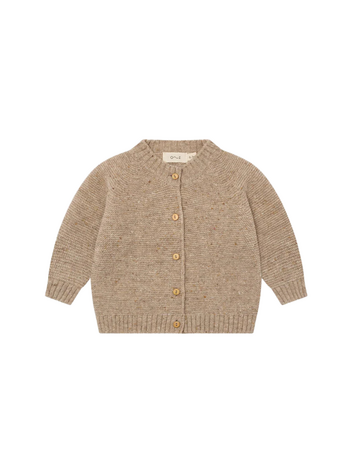 Organic Zoo Oatmeal Wool Cardigan