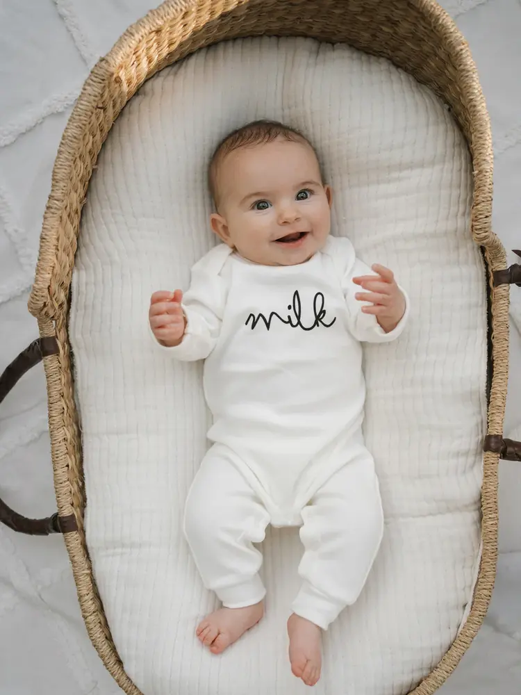 Organic Zoo Natural Milk Playsuit