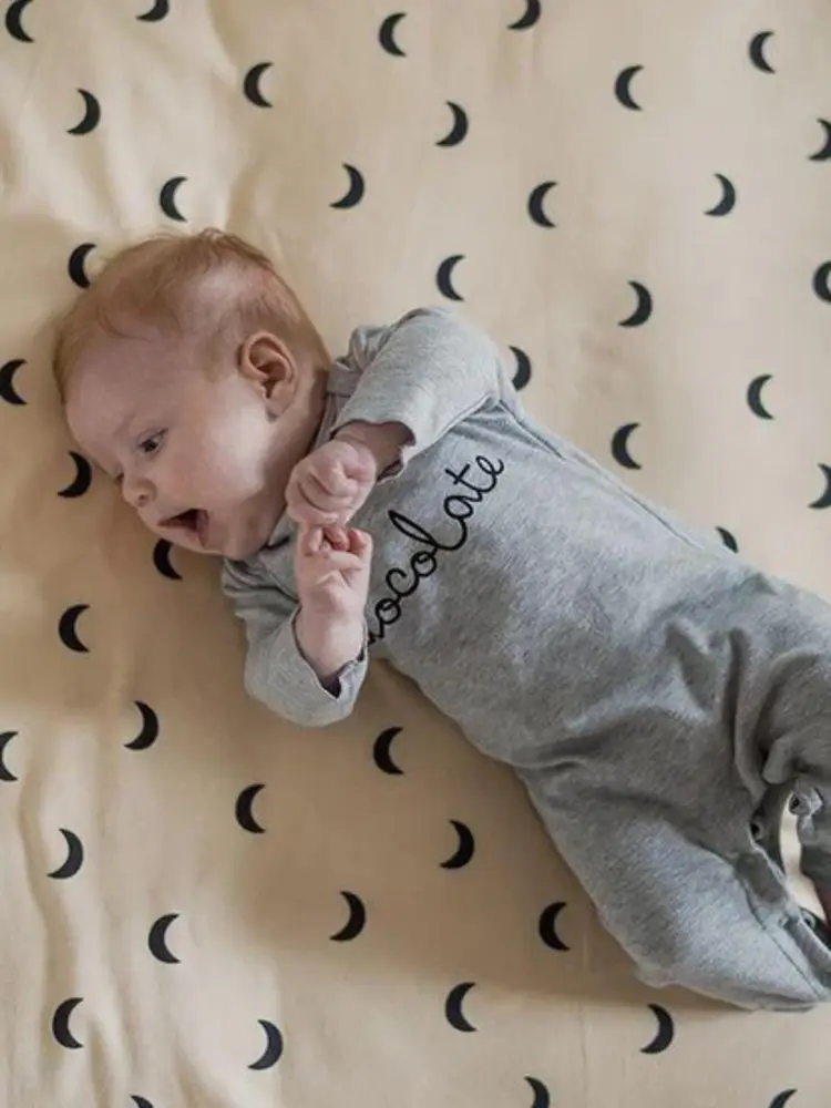 Organic Zoo Grey Melange Chocolate Playsuit