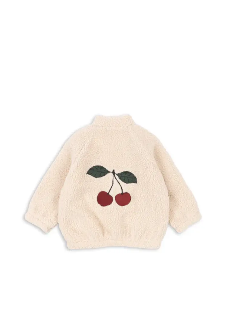 Konges Sløjd Jazz Teddy Bomber Jacket - Sand Dollar