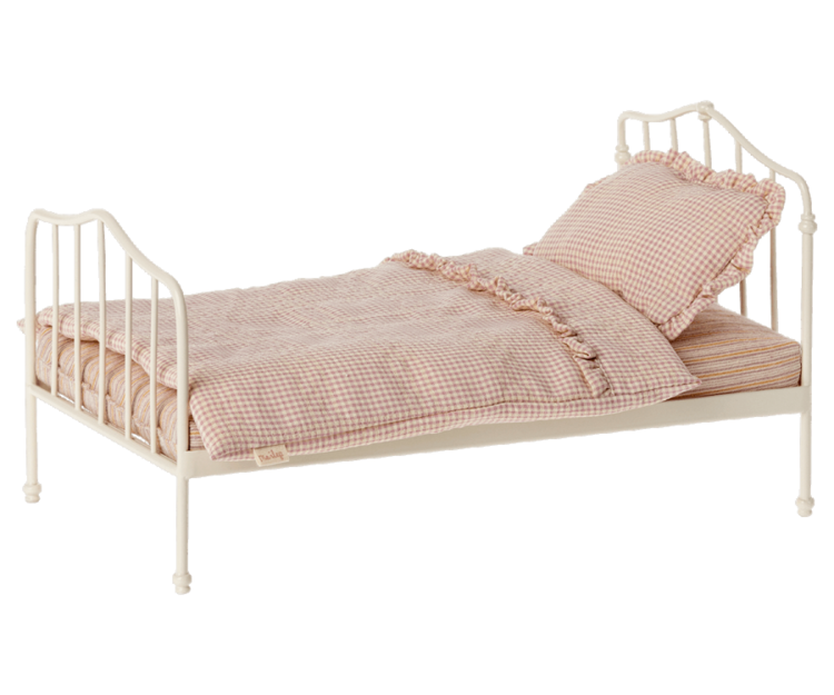 Maileg Miniature Bed, Mini - Purple