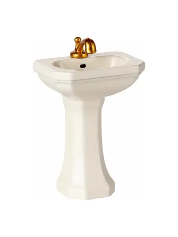 Maileg Bathroom Sink, Mouse - Off White