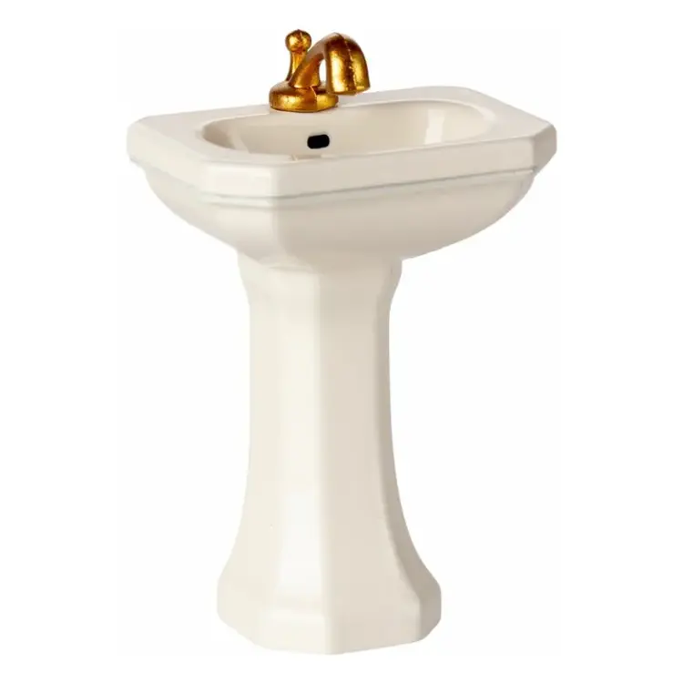 Maileg Bathroom Sink, Mouse - Off White
