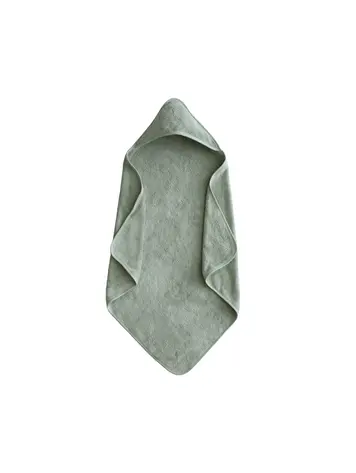 Mushie Hooded Towel - Moss