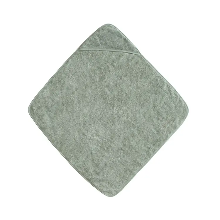 Mushie Hooded Towel - Moss