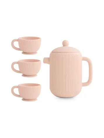 Mushie Play Tea Set - Blush