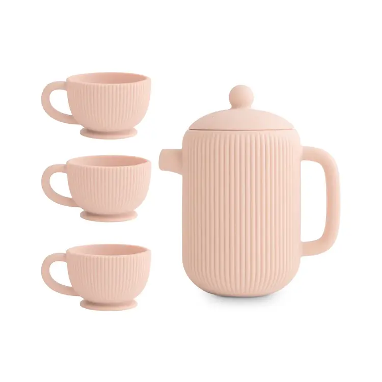 Mushie Play Tea Set - Blush