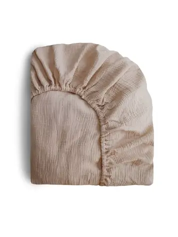 Mushie Hoeslaken Babybed - Natural