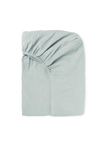 Babyshower Crib Fitted Sheet - Mint Breeze