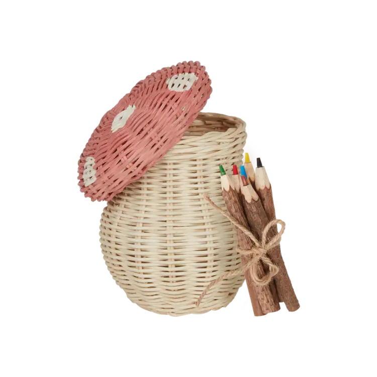 Olli Ella Porcini Mandje + Potloden - Musk