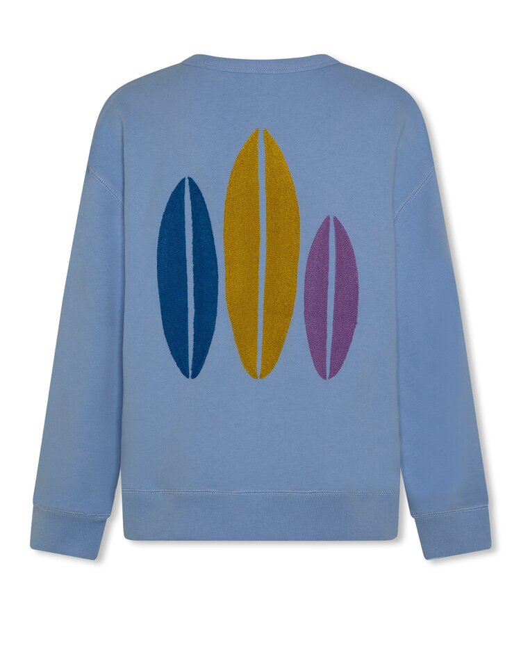 American Outfitters Oscar Sweater Three SW - Vista Blue