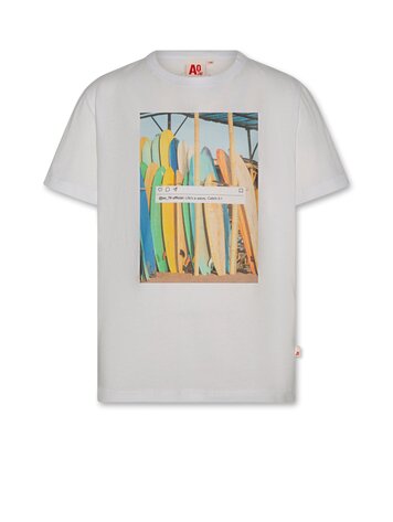 American Outfitters Mat T-shirt Surfboards - White