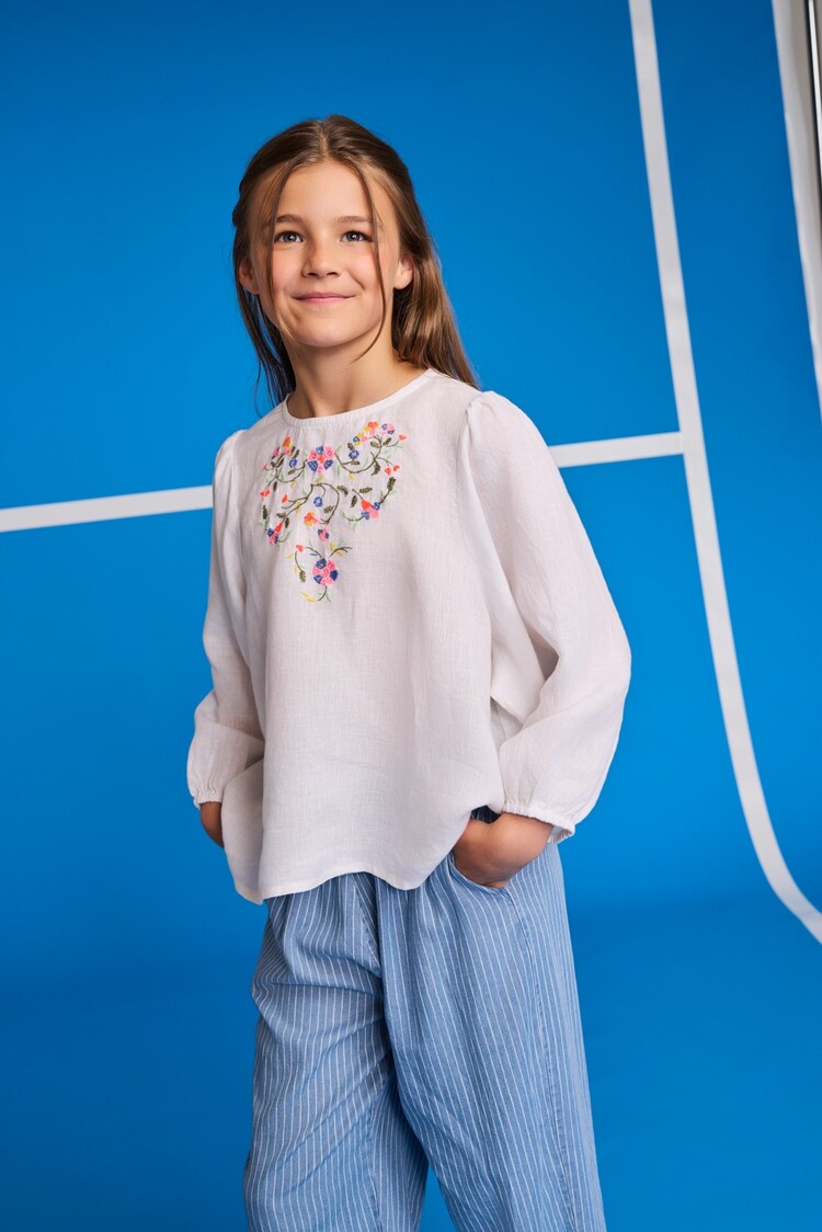 American Outfitters Asa Pants Stripe - Wash Middle