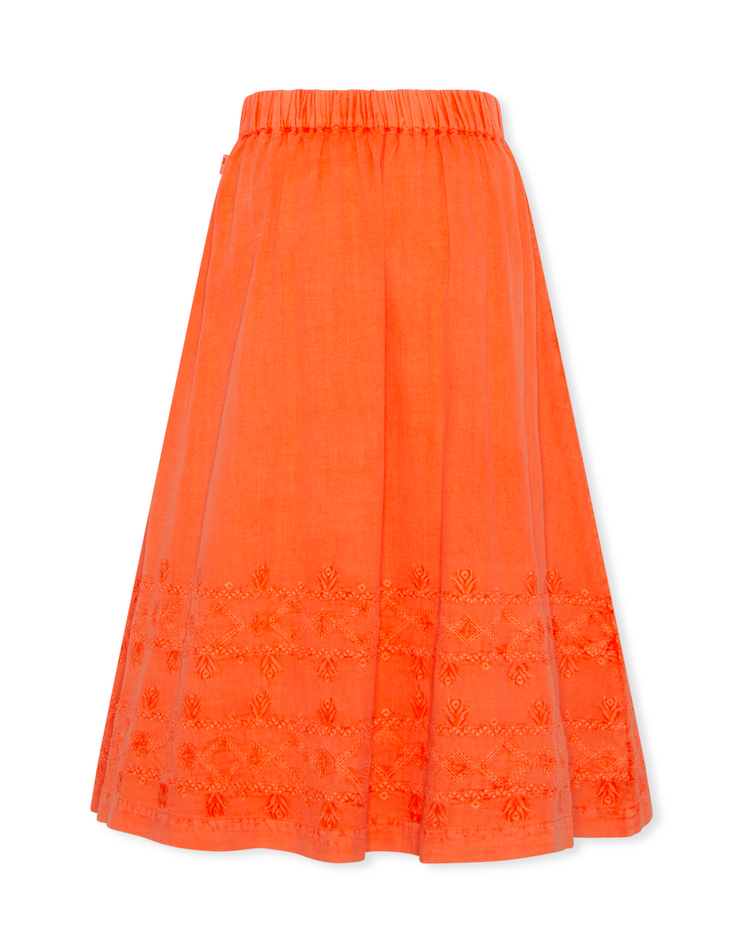 American Outfitters Sara Skirt Jean - Fluo Orange