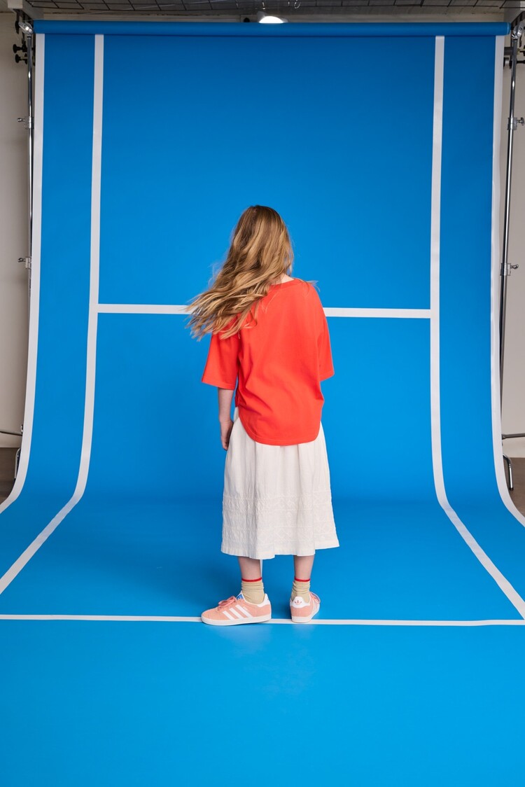 American Outfitters Sara Skirt Jean - Vintage White