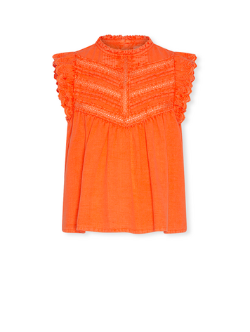 American Outfitters Mia Shirt Jean - Fluo Orange