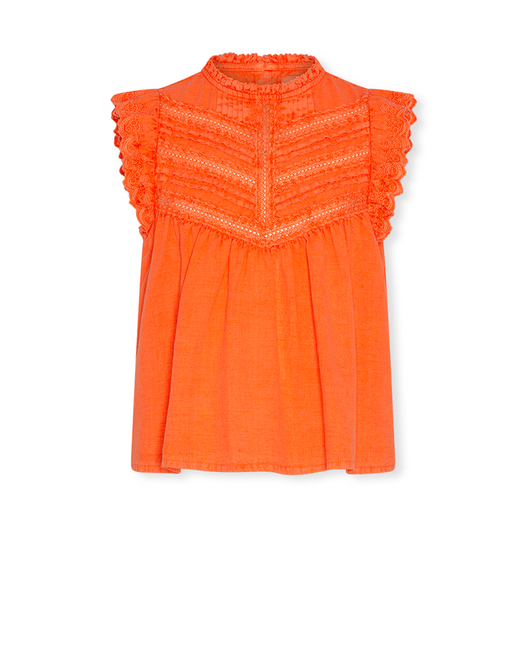 American Outfitters Mia Shirt Jean - Fluo Orange