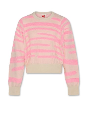 American Outfitters Jess C-Neck Degrade - Fluo Pink