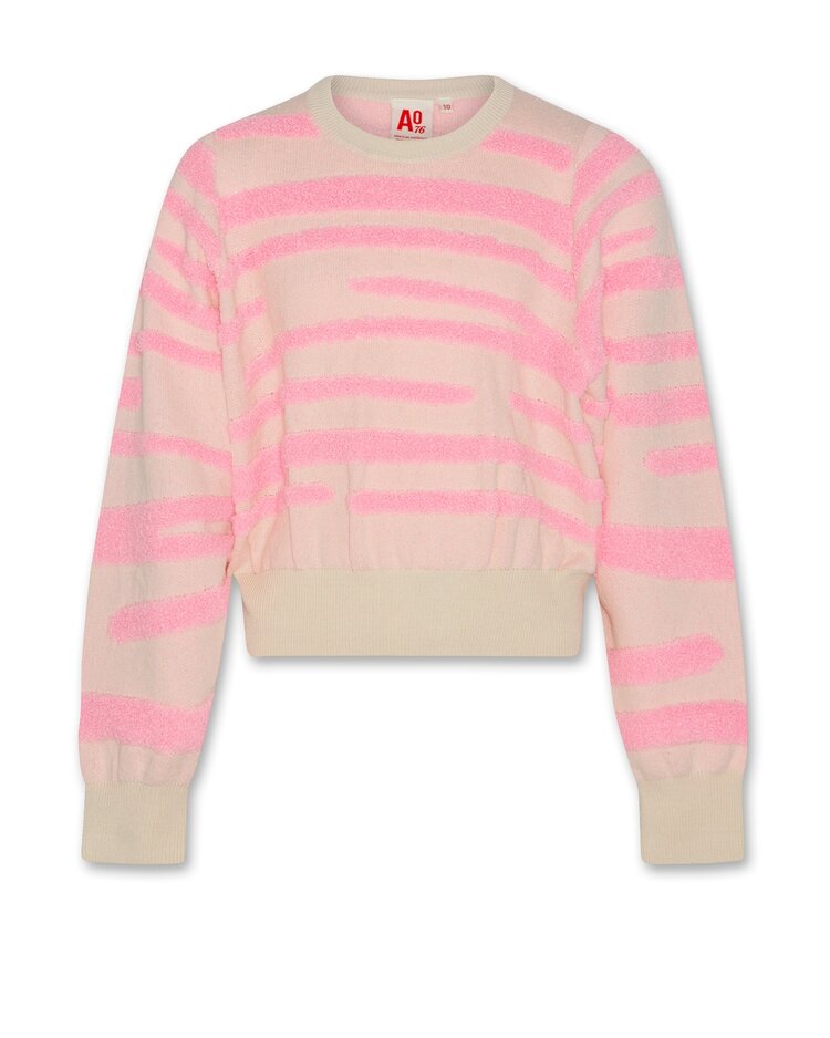 American Outfitters Jess C-Neck Degrade - Fluo Pink