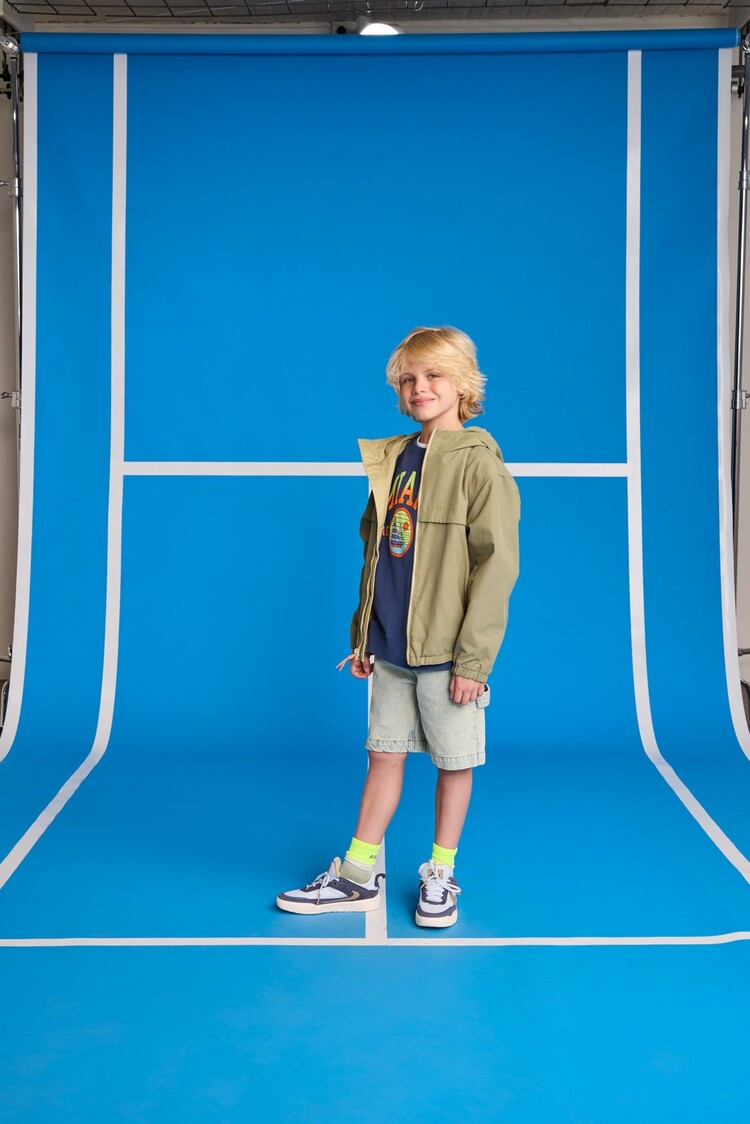 American Outfitters Frankie Reversible Jacket - Khaki