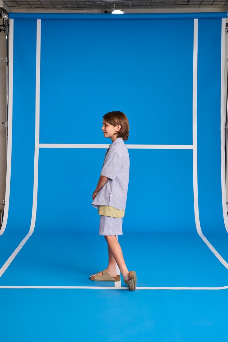 American Outfitters Hawaiian Shirt Scuba - Cobalt Blue