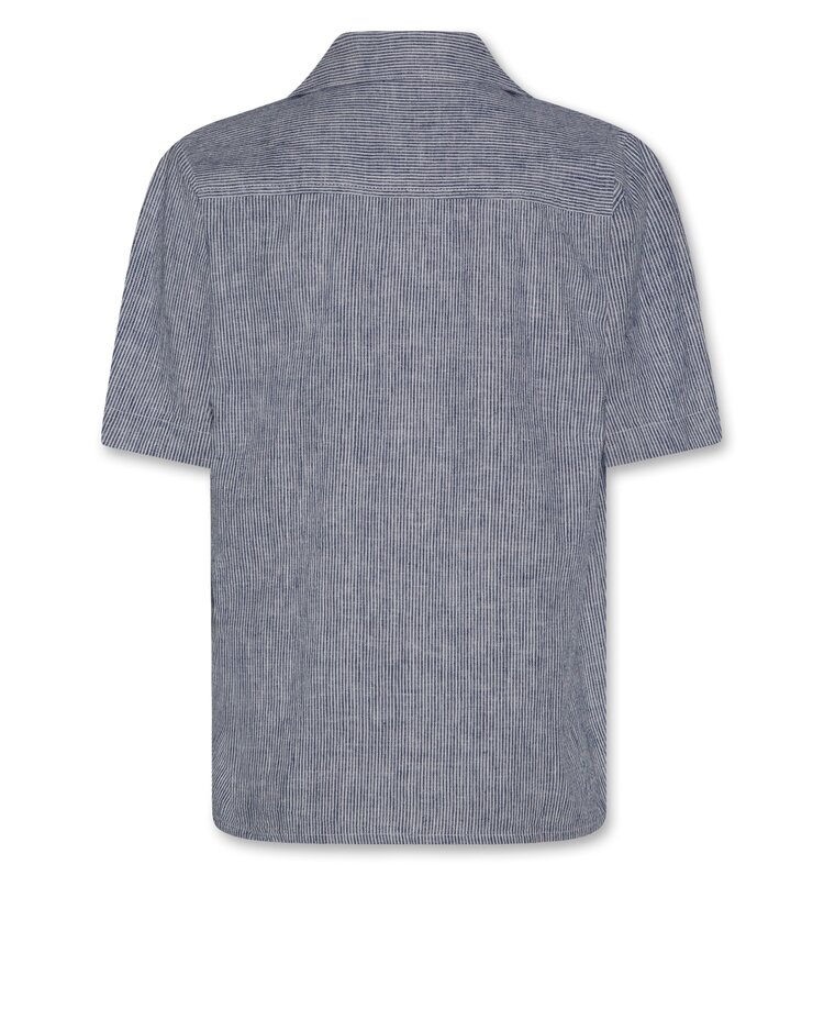 American Outfitters Hawaiian Shirt Scuba - Cobalt Blue