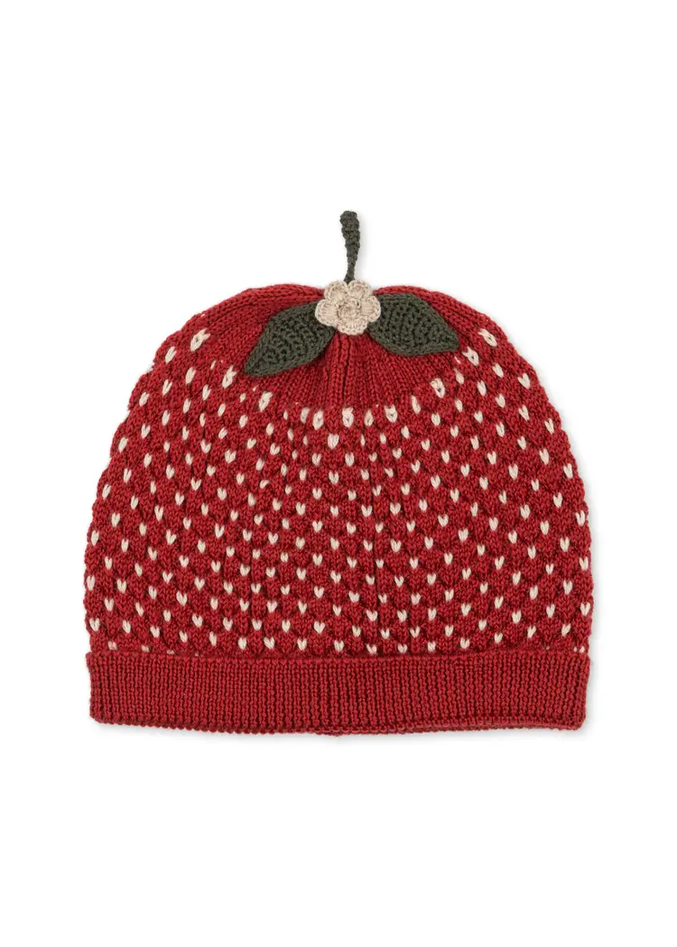 Konges Sløjd Strawberry Beanie - True Red