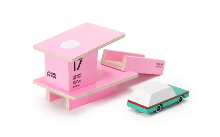 Candylab Beach Tower - Pink