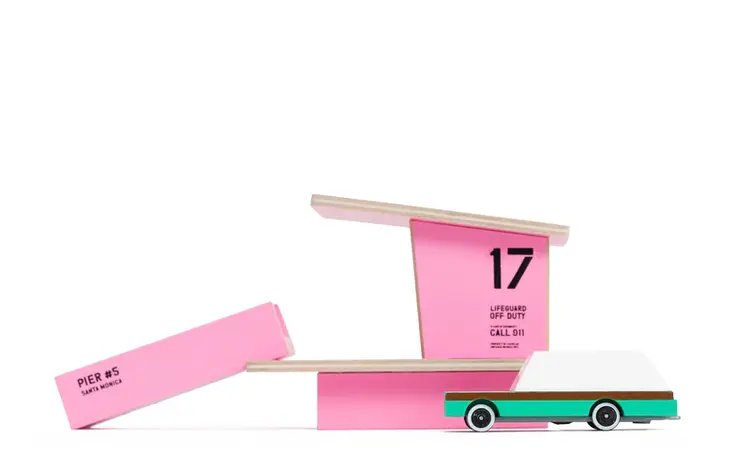 Candylab Beach Tower - Pink