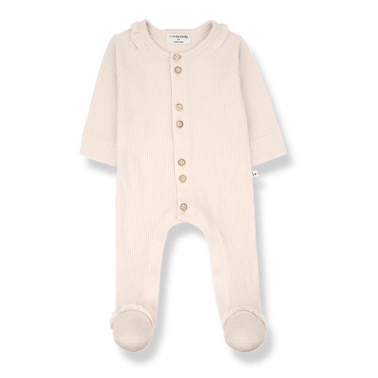 1+ in the family Clareta Jumpsuit w. Feet - Blossom