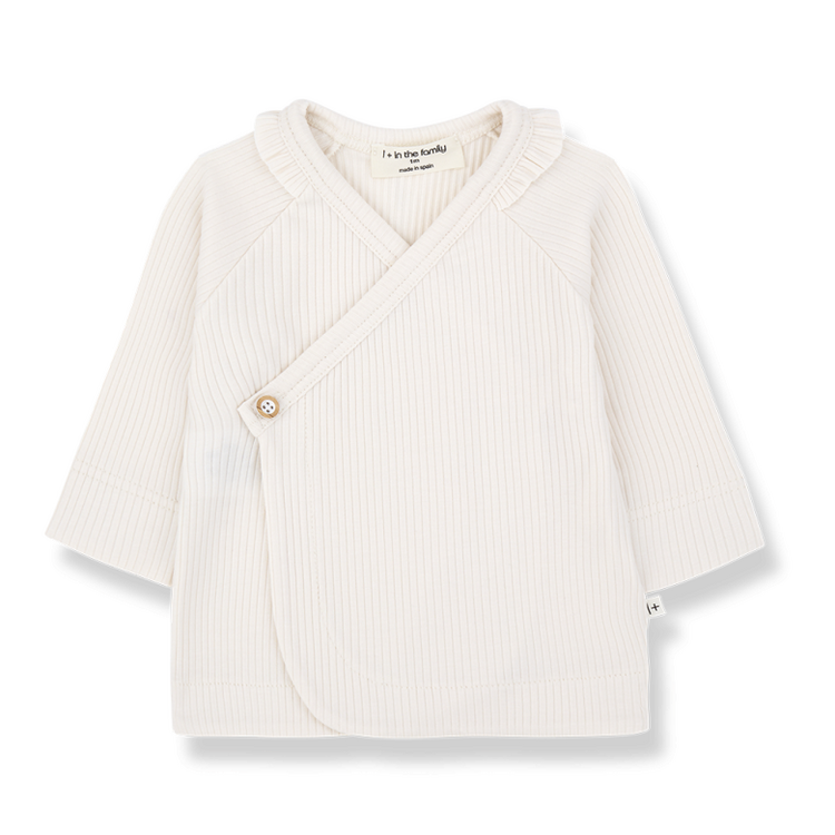 1+ in the family Caterina NB Shirt - Ecru