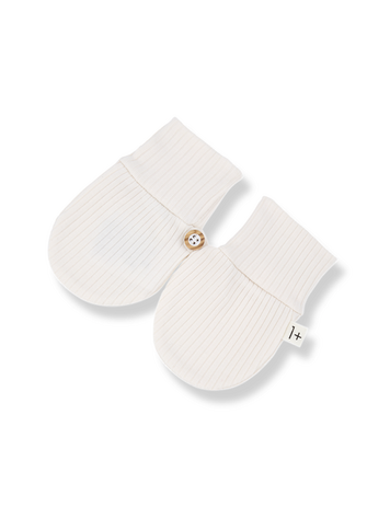 1+ in the family Nura Mittens - Ecru