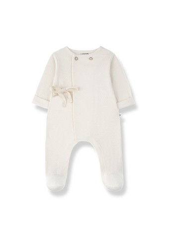 1+ in the family Baptiste Jumpsuit w. Feet - Ecru